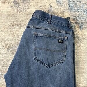 KEY Jeans Men's Blue Denim Work Jeans Regular Fit‎ Size 36x36 USA Made